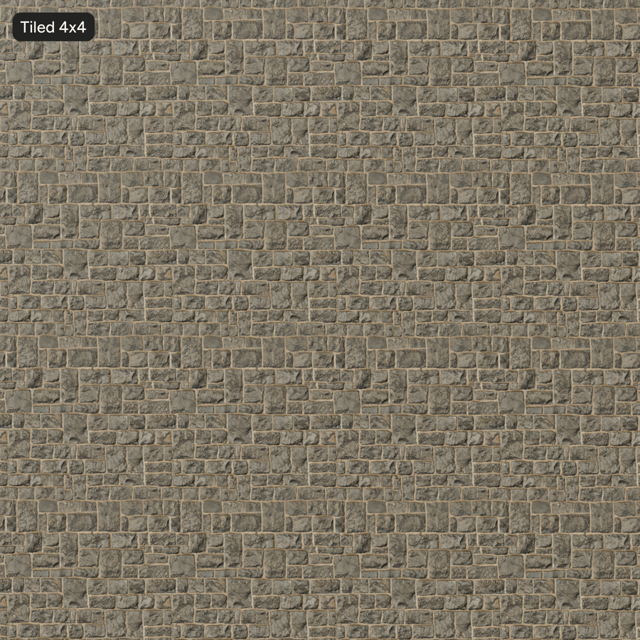 Rough Ashlar Stone Wall Texture
