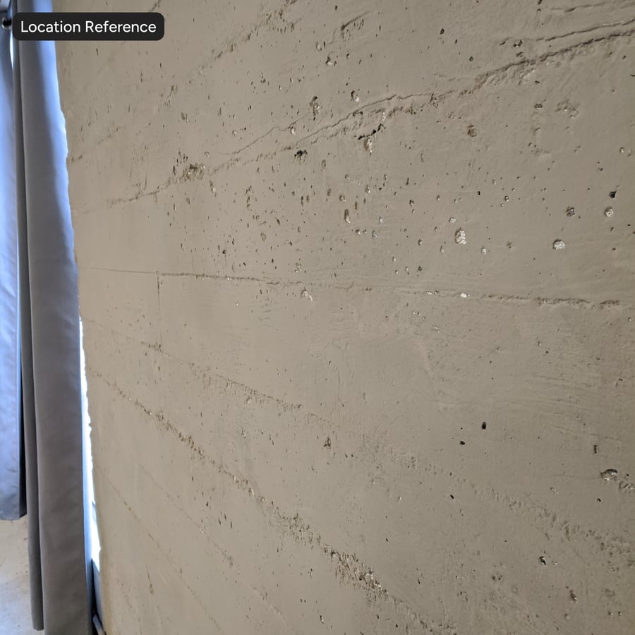 Dyed Board Form Concrete Wall Texture, Beige