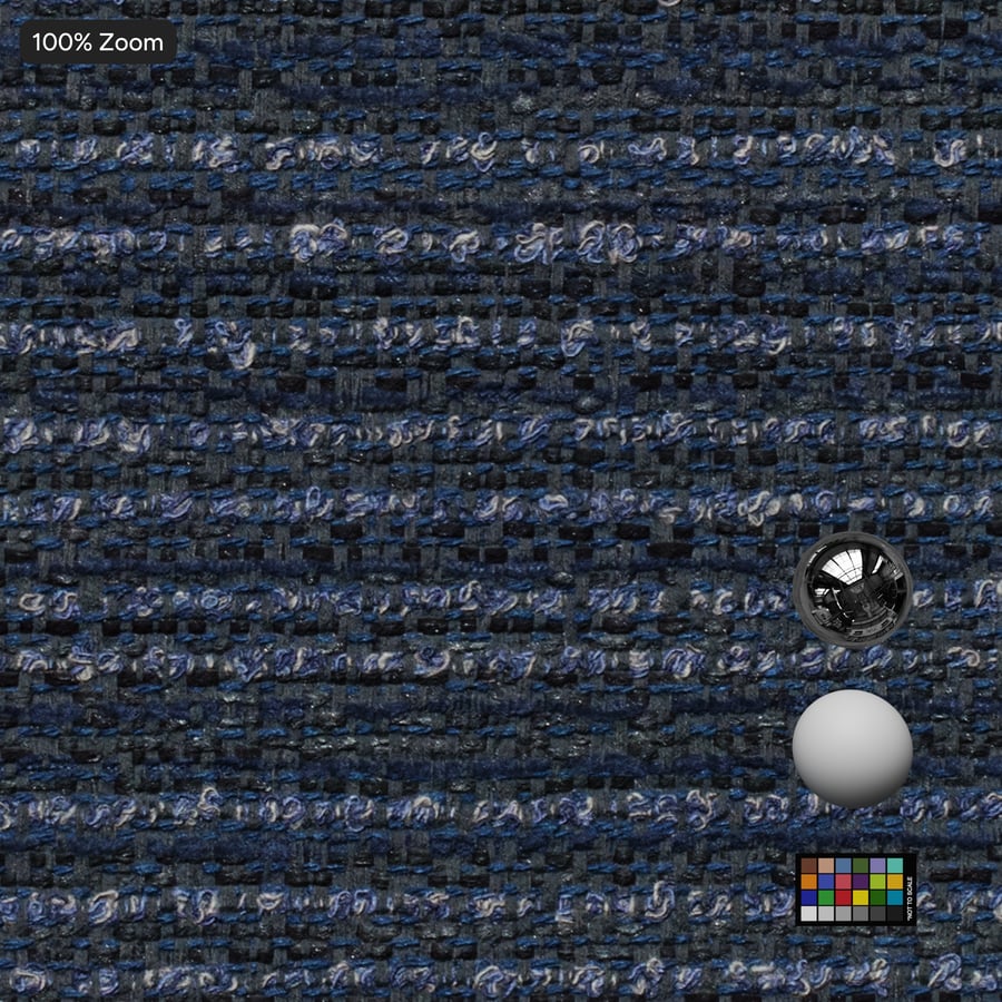 Textura de tecido com riscas irregulares, azul
