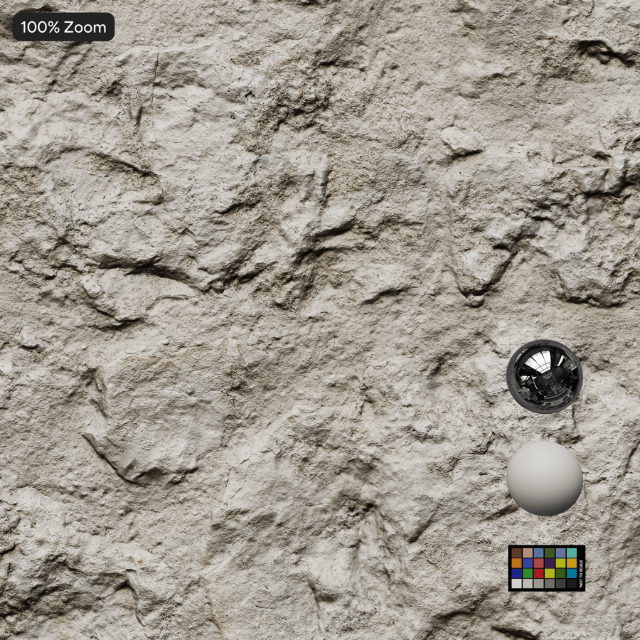 Rubble Limestone Wall Texture, Cream White