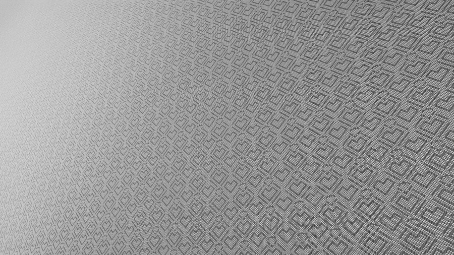 Heart Pattern Jacquard Upholstery Fabric Texture, Grey