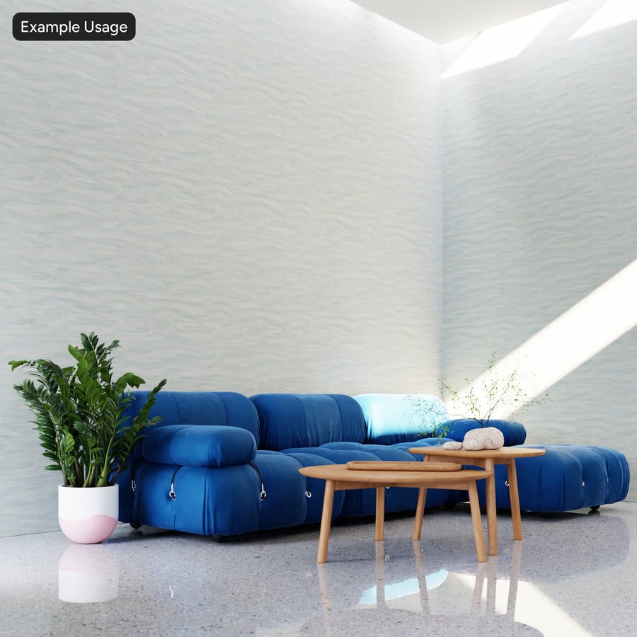 Brush Stroke Textile Wallpaper Texture, Blue Gray