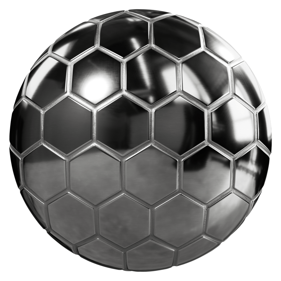 Steel Honeycomb Tiles Texture