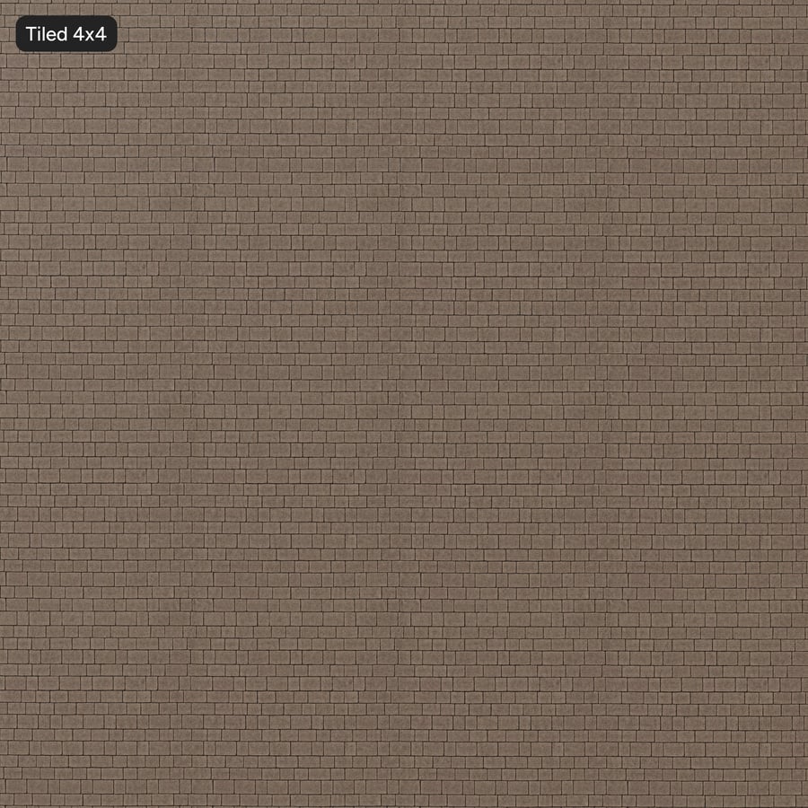 Running Concrete Paver Texture, Brown