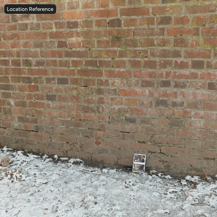 Old Fleming Bond Brick Wall Texture