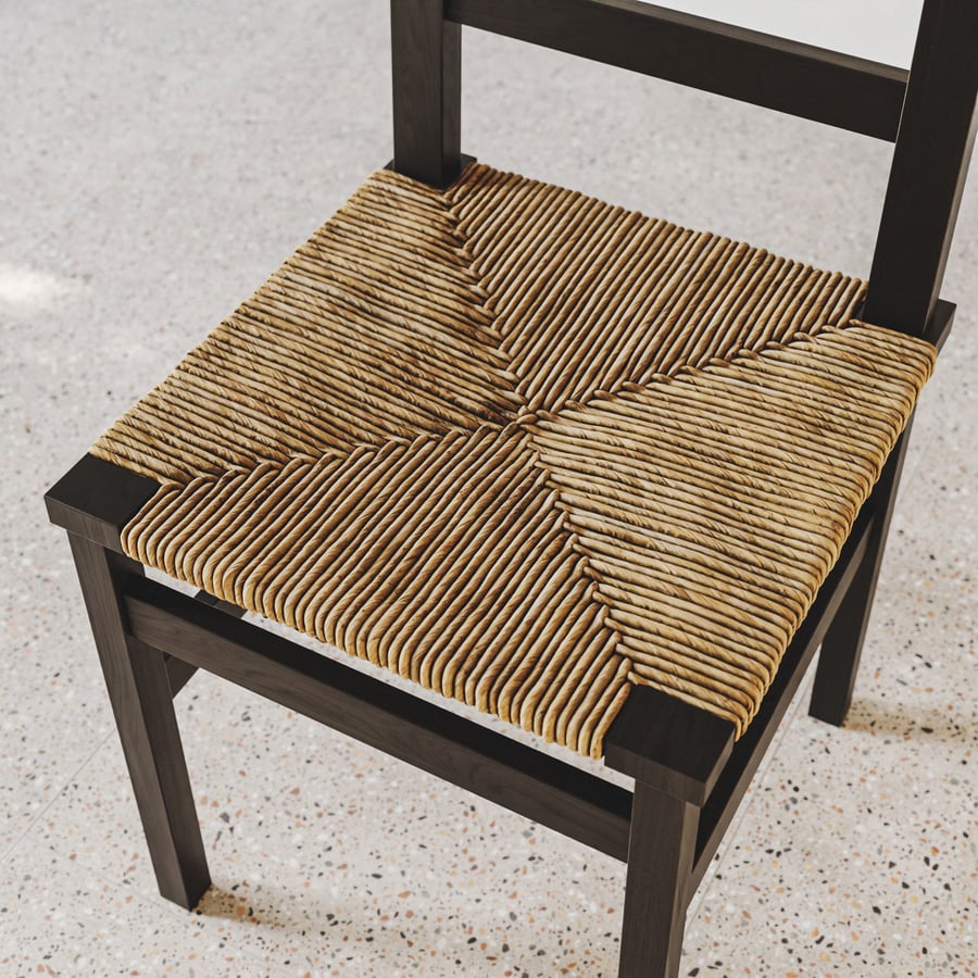 Rush Seat Wicker Weave Texture