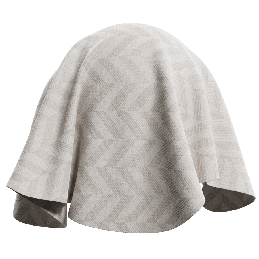 Lupine Swan Chevron Fabric Texture, Beige - Poliigon