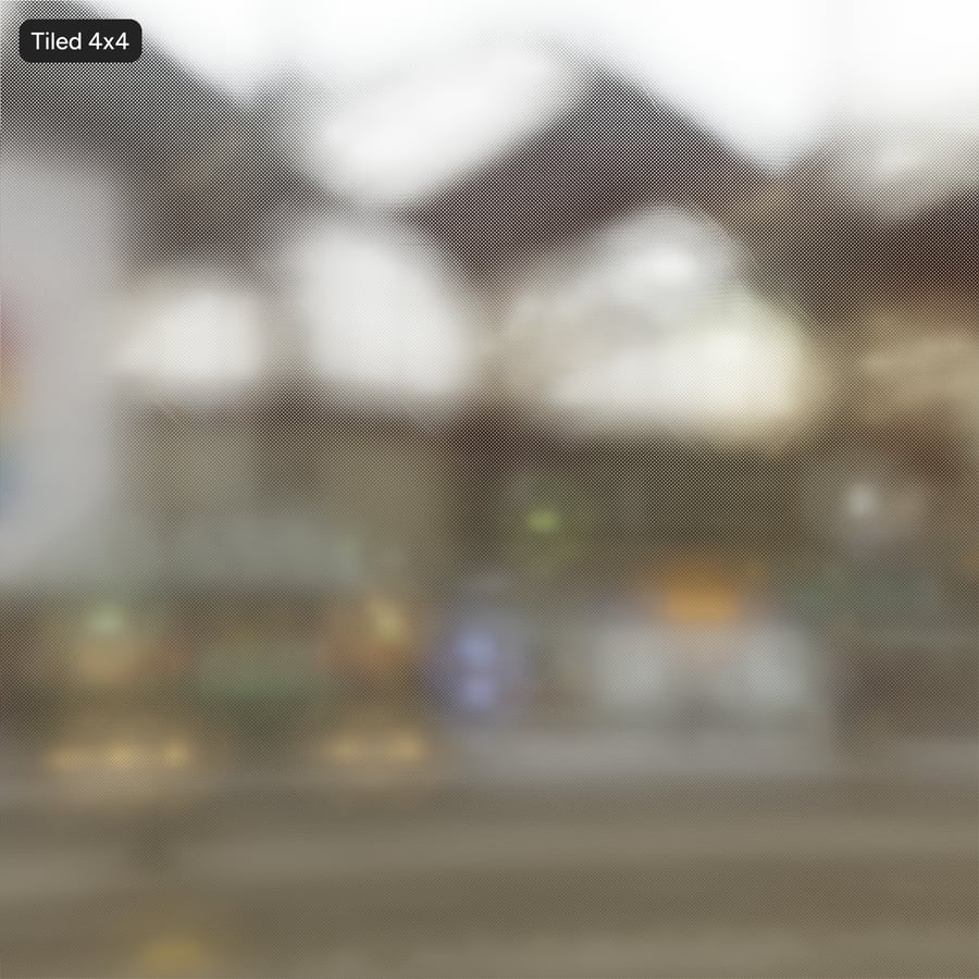 Непонятная текстура рифленого стекла