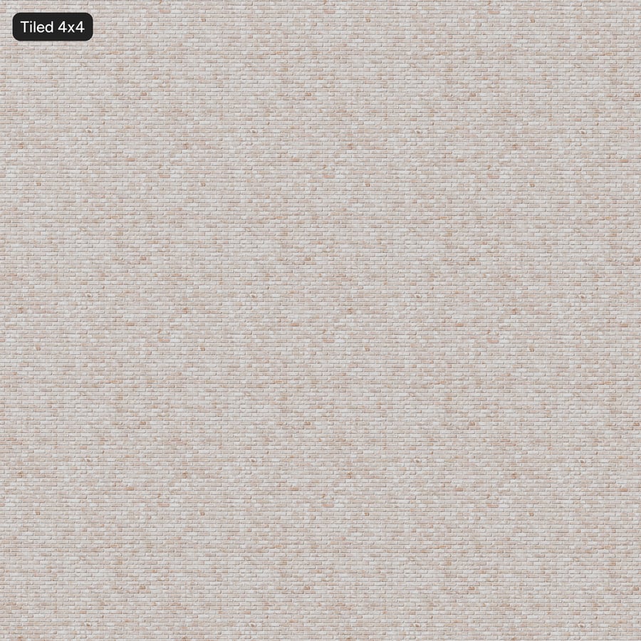 Whitewashed Reclaimed Running Bond Brick Wall Texture