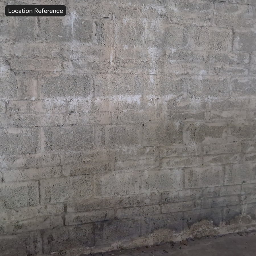 Eroded Concrete Block Wall Texture