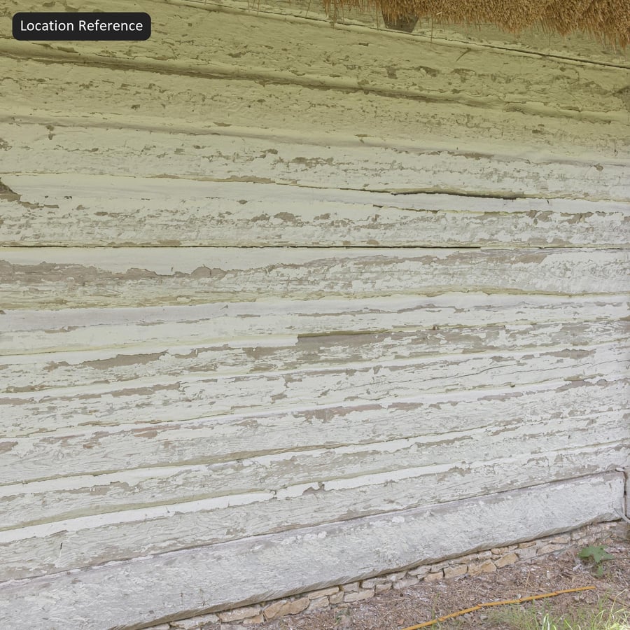 필링 우드 통나무 사이딩 벽 텍스처, 크림