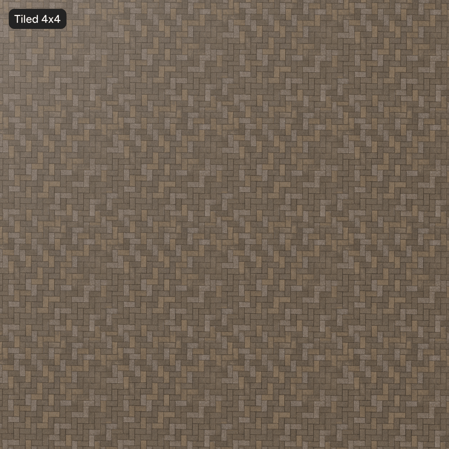 Kamenná dlažba s texturou rybí kosti, šedá