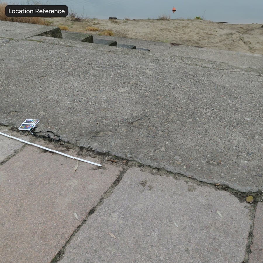 Kirli Çukurlu Agrega Beton Zemin Dokusu