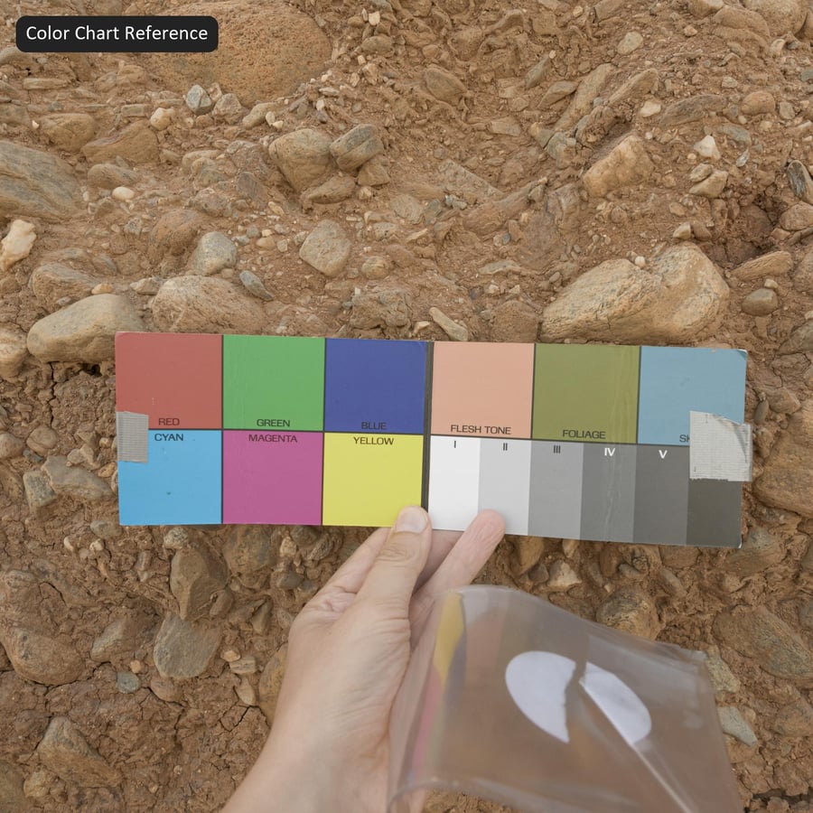 Texture de chemin de terre rocailleux