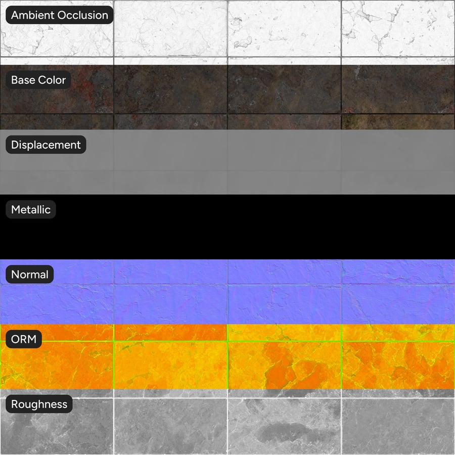 Texture de tuiles d'ardoise empilées multicolores