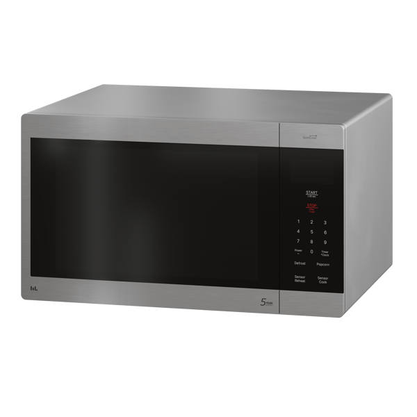 Modelo de micro-ondas em aço inoxidável