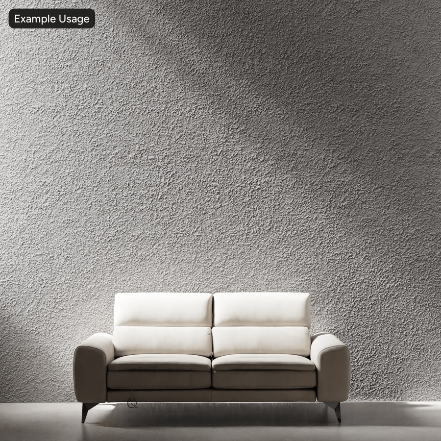 Rough Cast Stucco Wall Texture, Cool Grey