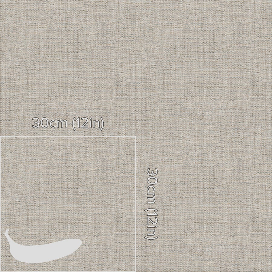 Trove Field Linen Fabric Texture, Bege