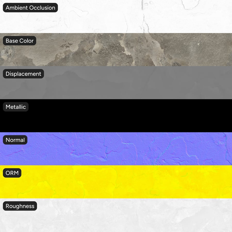 Textura stěny s popraskanou omítkou