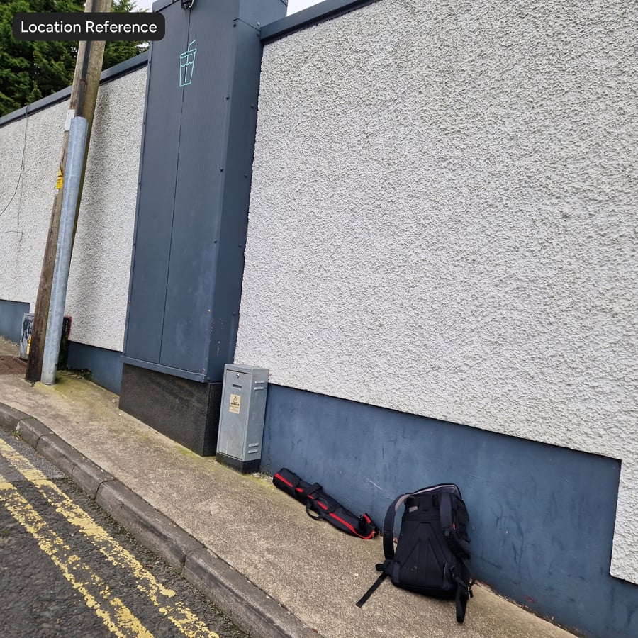 Rough Stucco Plaster Wall Texture, White