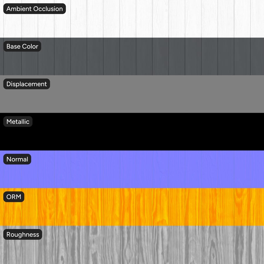 Smooth Accoya Wood Board Texture, Battleship