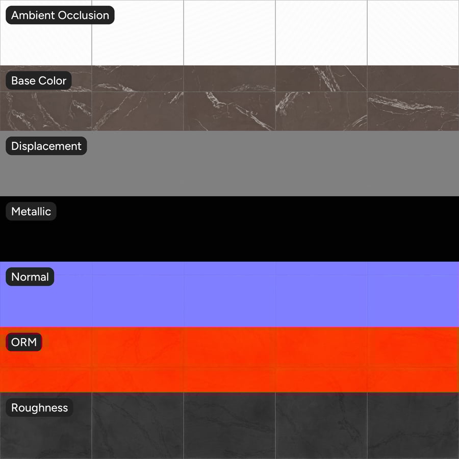 Square Quartz Matte Tile Texture, Deep Taupe