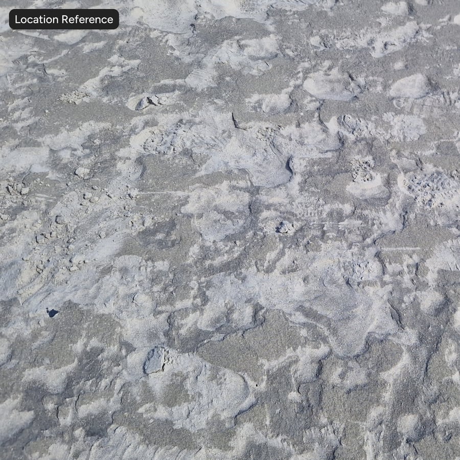 Textura de areia molhada quebrada