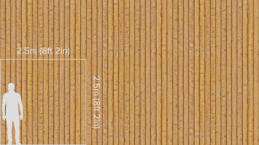 Caramel Stained Natural Wood Planks Flooring Texture