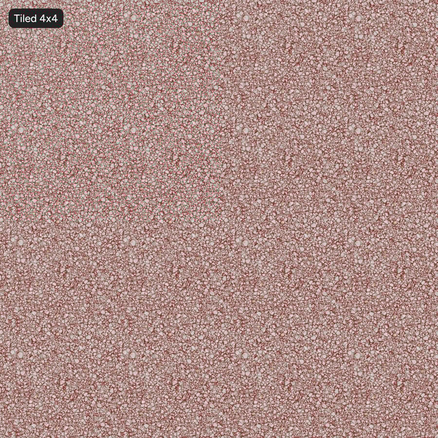 Large Chips Strawberry Terrazzo Texture, Red