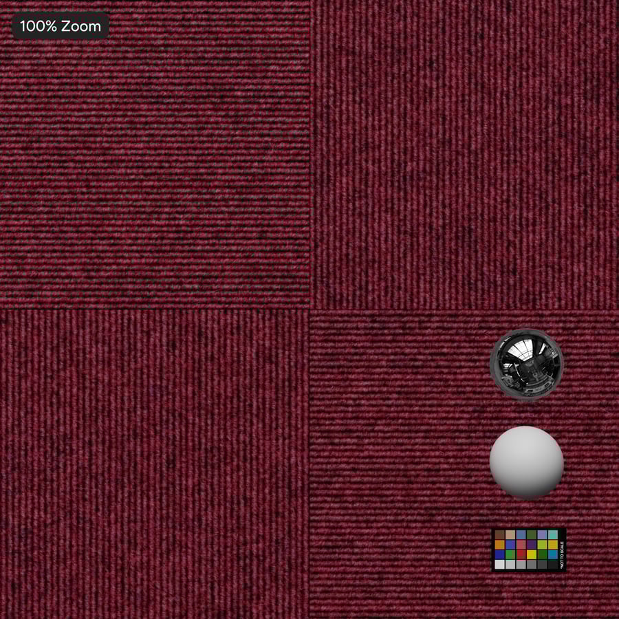 Textura de pavimento de alcatifa comercial em mosaico, vermelho