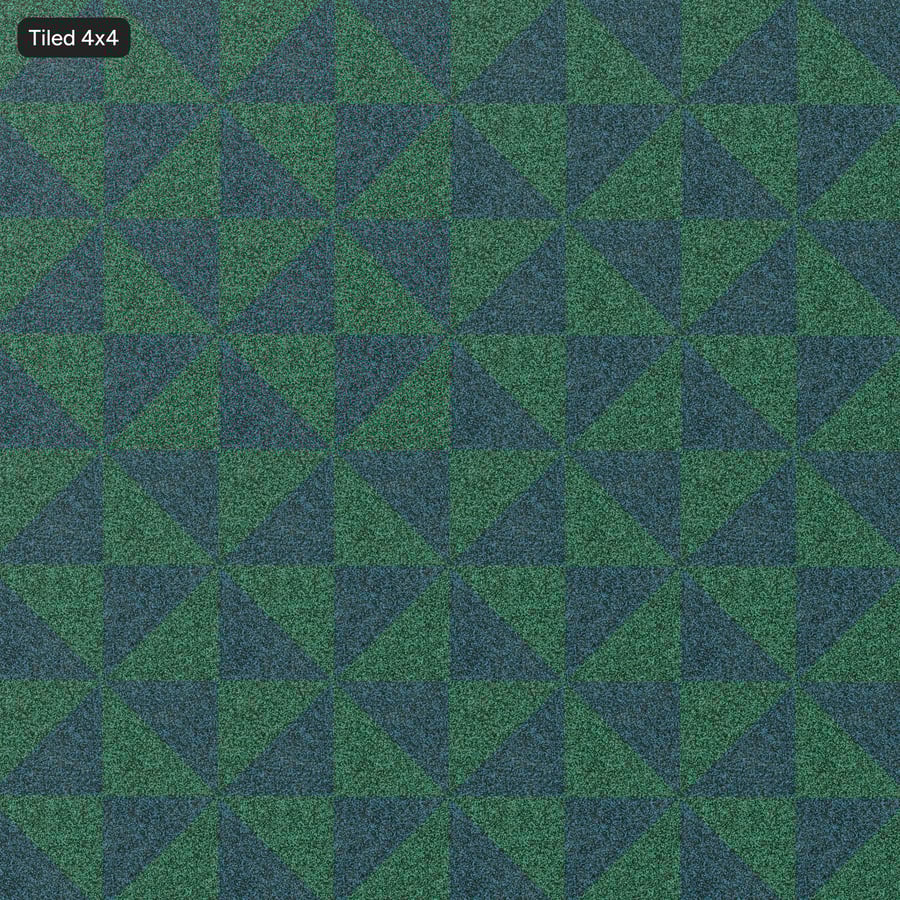 Manmade Grainy Rubber Mulch Texture, Green and Blue