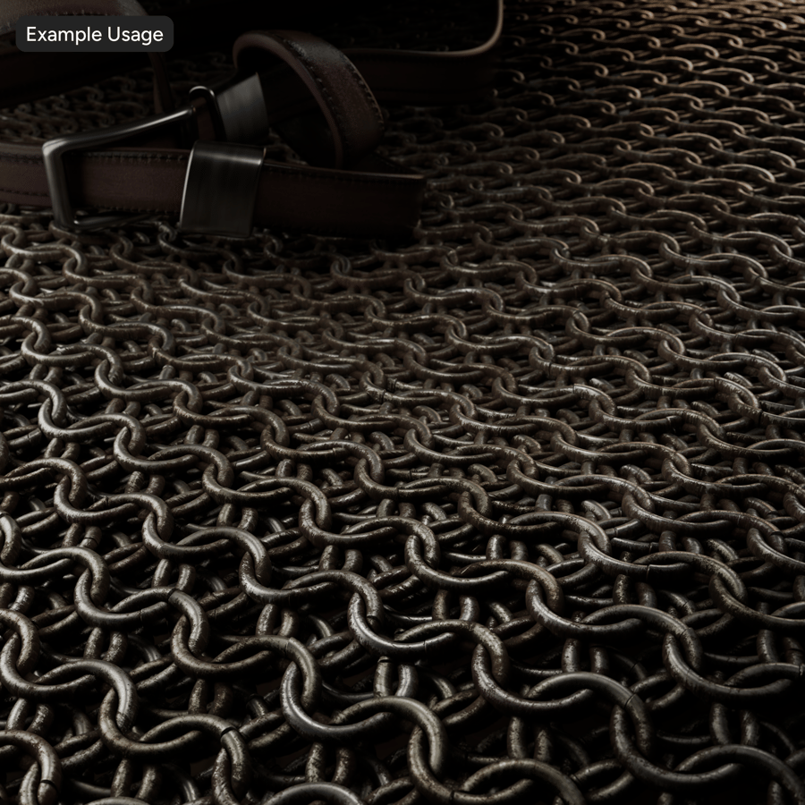 Textura de metal de cota de malha enferrujada