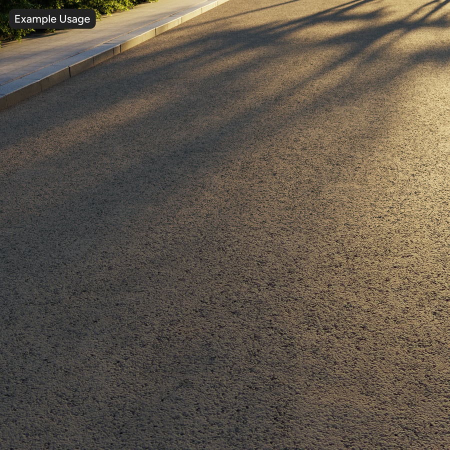 Hrubá asfaltová textura s roughness