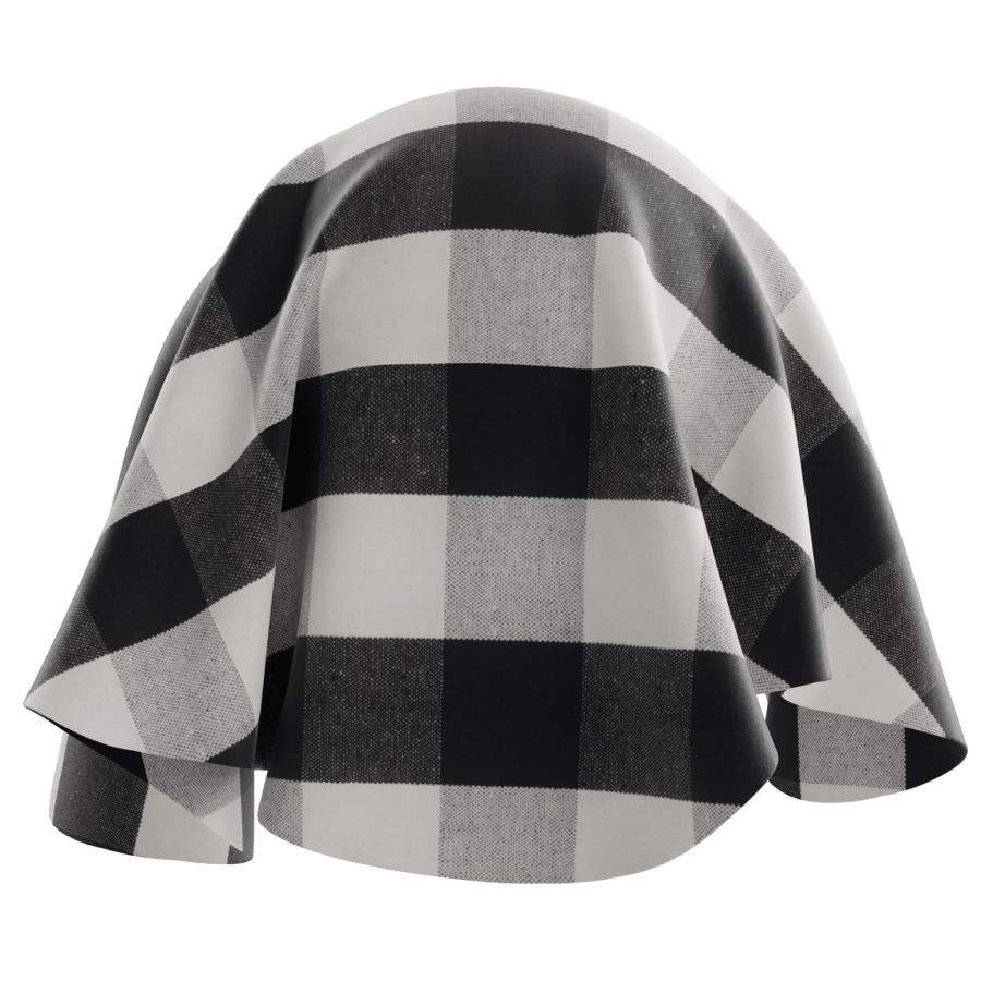 Gingham Checkered Fabric Texture