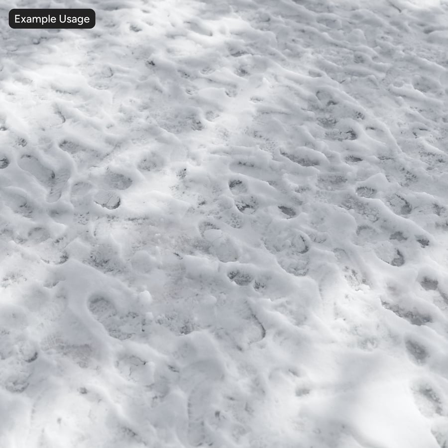 Footprints on Snow Texture