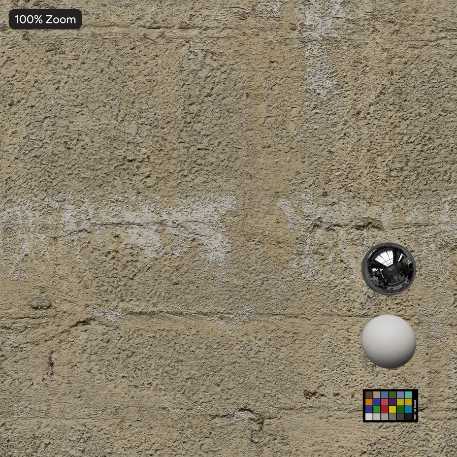 Eroded Concrete Block Wall Texture