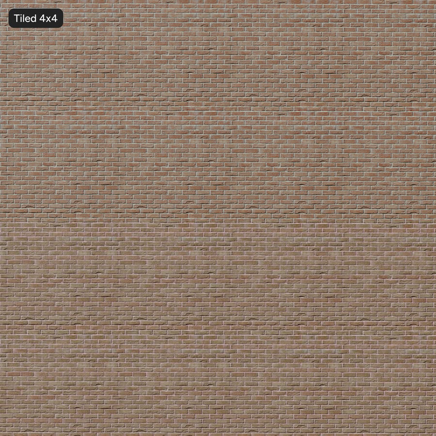 Texture muro in mattoni a vista con posa irregolare