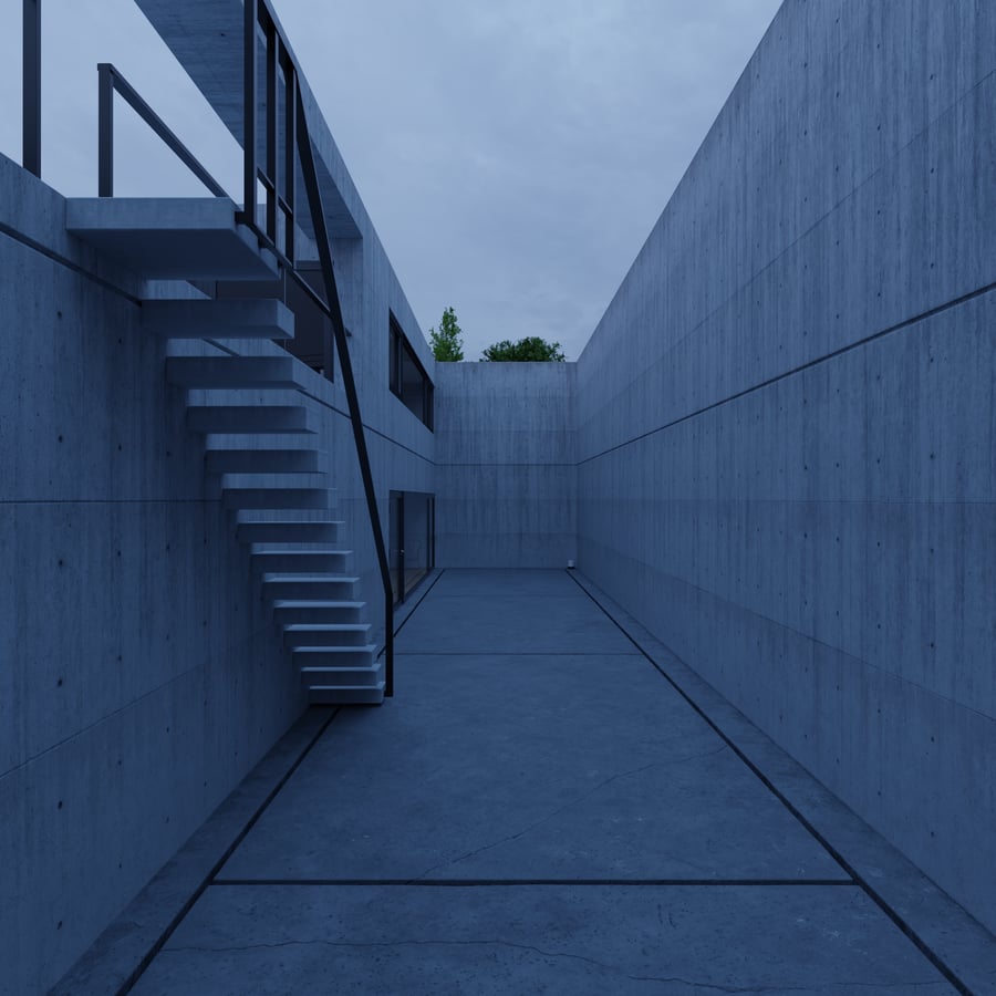 Farm Overcast Sunset Sky Outdoor HDRI