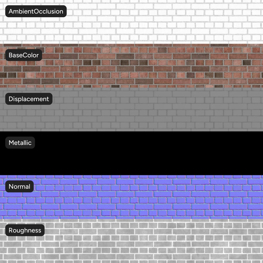 Wirecut English Bond Brick Wall Texture