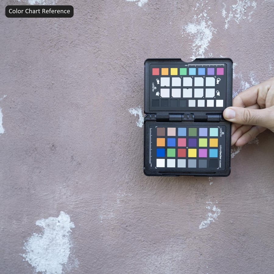 Texture de plâtre peint mat et usé, marron