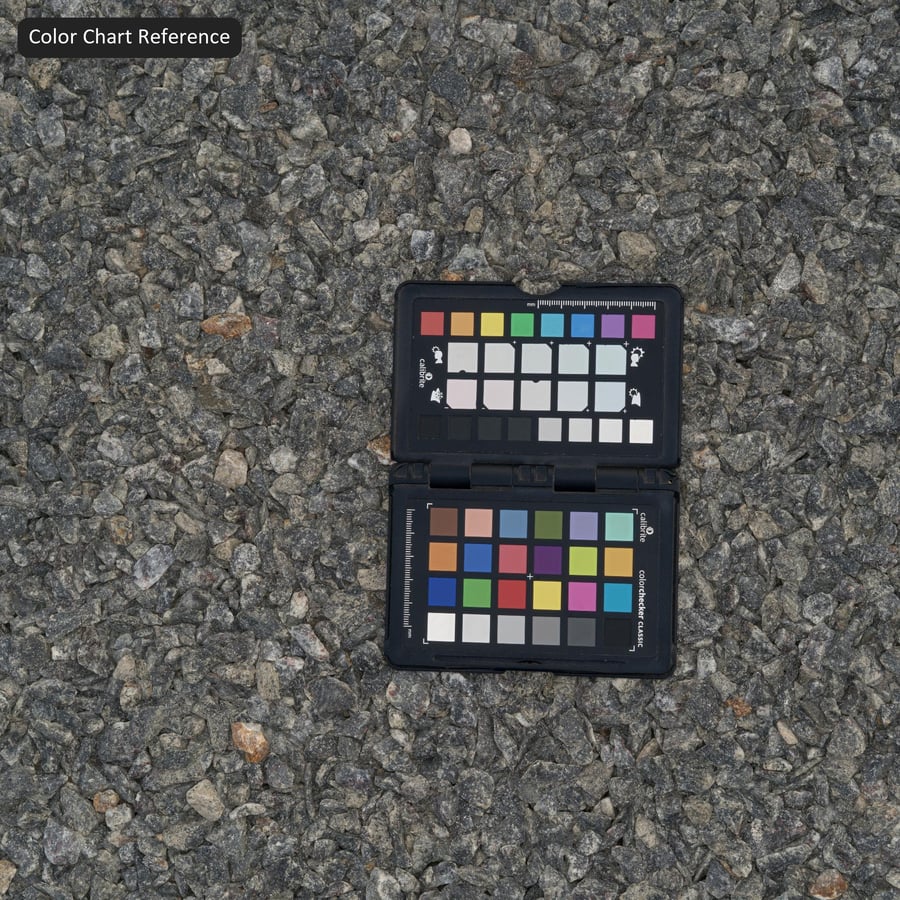 Texture de gravier compacté, gris