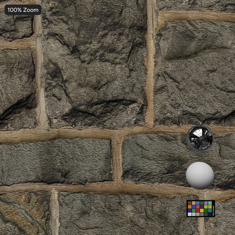 Rough Ashlar Stone Wall Texture