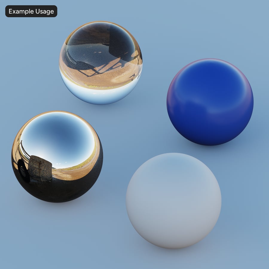 카루 농가 HDRI, 늦은 오후의 태양