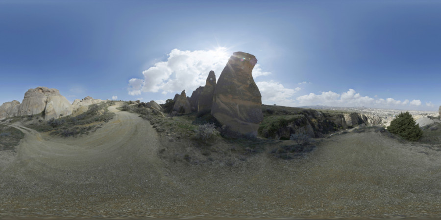 Low Cloud Afternoon Cappadocia Road Outdoor Sky HDRI