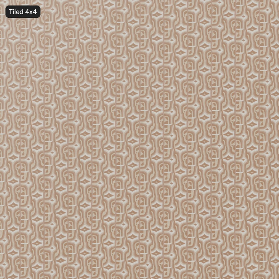 Tekstur Wallpaper Tekstil Motif Geometris, Cokelat