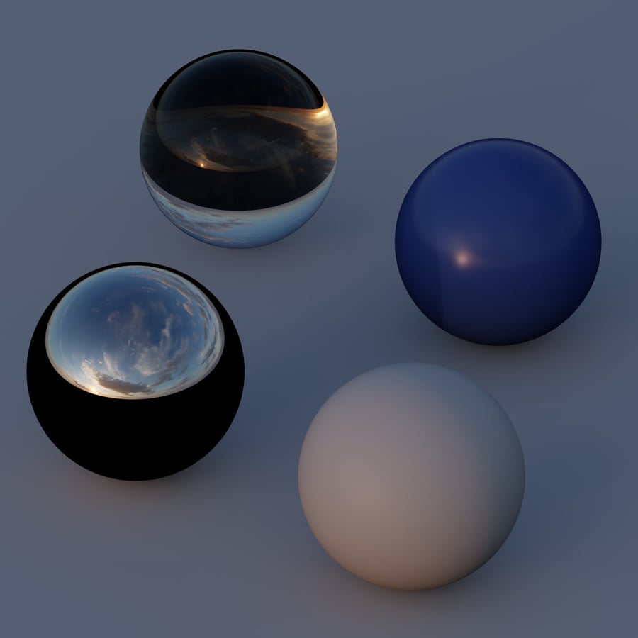 Cloudy Sunset Sky Outdoor HDRI