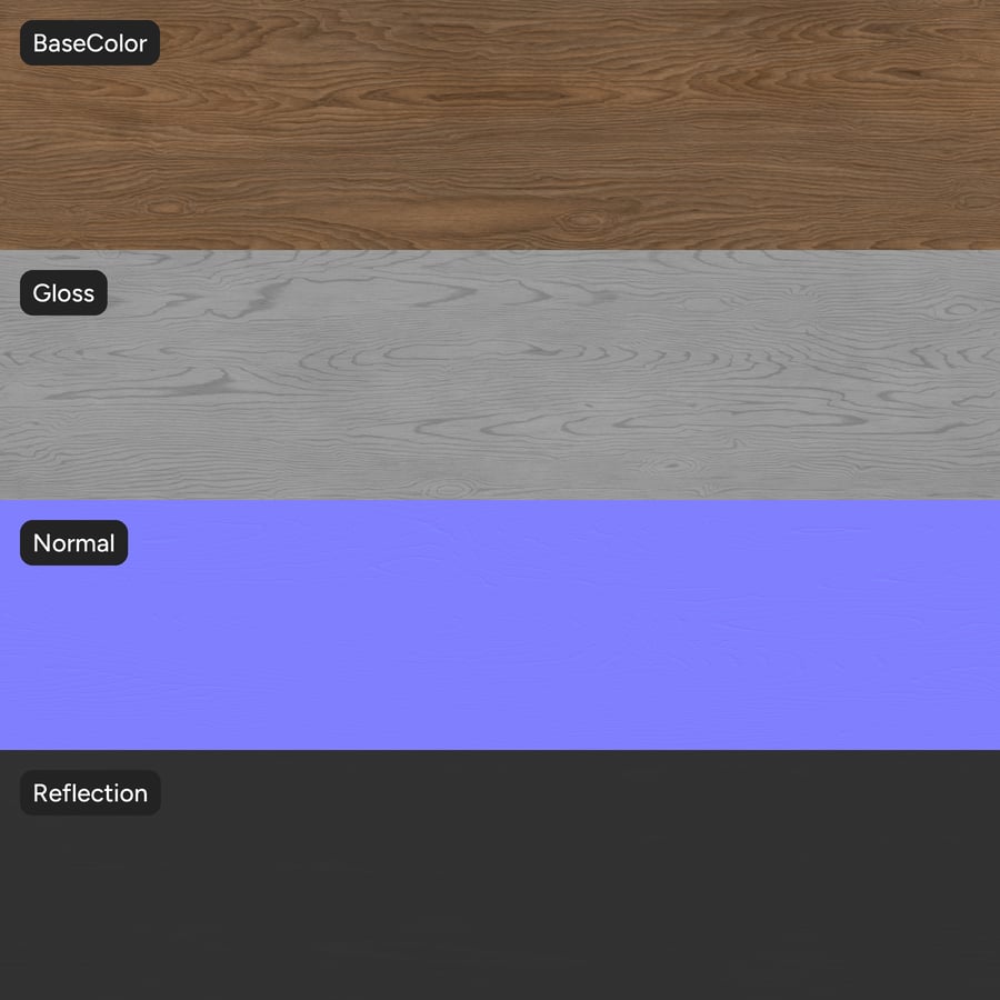 Book Match Oak Wood Veneer Texture, Butterscotch