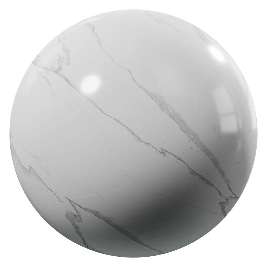 Honed Statuario Marble Texture, White