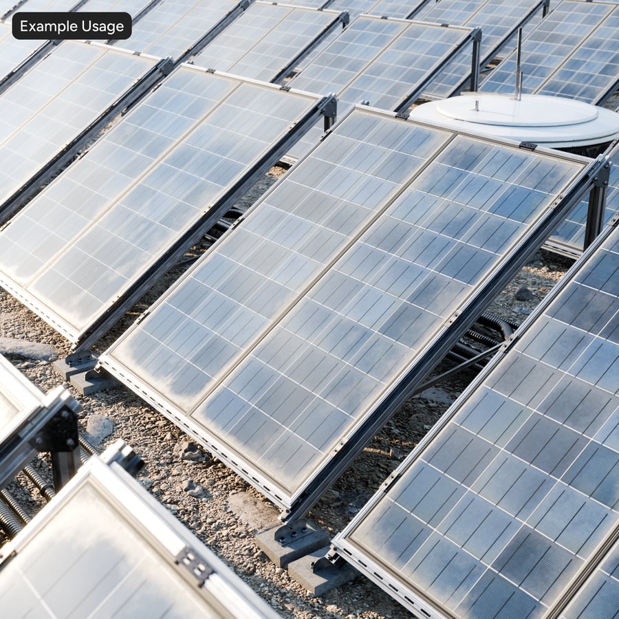 Painéis solares policristalinos tipo B com moldura suja Textura