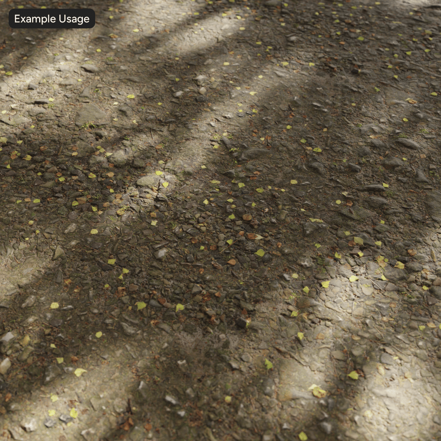 Mossy Large Rocks on Ground Texture
